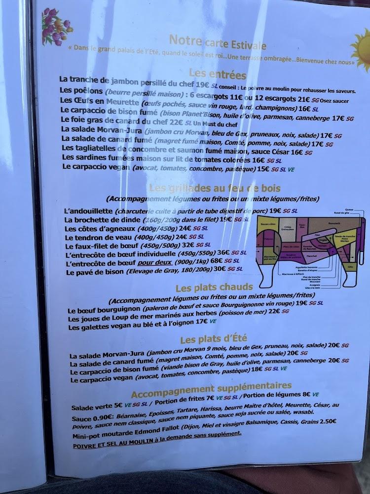 Auberge le Renard'Eau - Menu Image 2